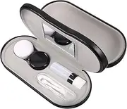 [CATIEBYE] Portable Glasses Organizer Home Glasses Container Double Layer Lens Box Travel Glasses Organizer