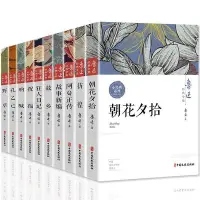 在飛比找Yahoo!奇摩拍賣優惠-現貨熱銷-魯迅的書全套10冊散文集雜文精選故鄉吶喊狂人日記朝