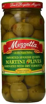 Mezzetta Imported Spanish Queen Martini Olives, 10 Ounce