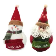 20cm Mini Santa Snowman Mini for for Household Decoration Christmas