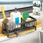 Kitchen Sponge Holder with Compartment Stainless Steel Kitchen Sink Caddy EmWat