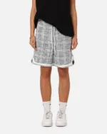 [XXIII] Xxiii Textured Ball Shorts Navy/cream - Size XL XL Navy/Cream