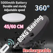 Rechargeable 45/60cm Show Holder Electric Turntable 360° Display Stand 80KG New