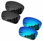 SmartVLT Polarized Replacement Lenses for-Oakley TwoFace Sunglass - Black & Blue
