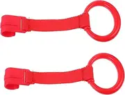 COOPHYA Toddler Walking Assist Tools Baby Pull Ring Set Crib Hanging Ring Arm Strength Exercise Toys for Infants