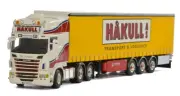 WSI - SCANIA R6 Topline 6x2 with 3 Axles HAKULL tarpaulin trailer - 1/50 - WS...
