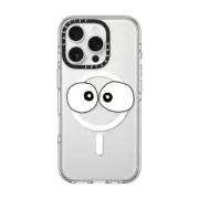 iPhone 16 Pro Clear Case MagSafe Compatible Eyes by Matthew Langille