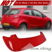 2014 Fit FOR Mazda 2 3rd Hatchback Rear Sport Roof Spoiler K Style Painted#A4A