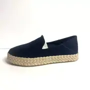 Tom’s Womens Alison Slip On Flat Navy Size 7.5 M