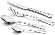 Stanley Rogers Baguette 24 Piece Cutlery Set, Stainless Steel with Mirror Polish, Setting for 6 in Premium Gift Box