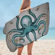 Angry Octopus Microfiber Beach Towel