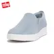 【FitFlop】RALLY SUEDE SLIP-ON SNEAKERS 易穿脫時尚休閒鞋-女(灰藍色)