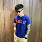 美國百分百【全新真品】RALPH LAUREN 短袖 RL POLO 寶藍 LOGO T-SHIRT AK49