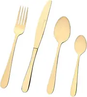 [Stanley Rogers] Albany Cutlery 16-Piece Set, Gold