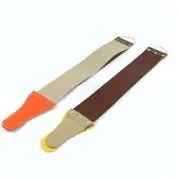 Canvas Leather Sharpening Strop For Barber Open Straight Sharp Razor Shave TOP