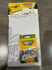 Hallmark Crayola Create Your Own Pillowcase Butterfly Design Color in Fabric Cra