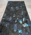 Labradorite Stone Dining Table Top Handmade Furniture, Counter Bar Desk Home Dec
