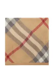 burberry Check Alpaca Wool Silk Blend Baby Blanket