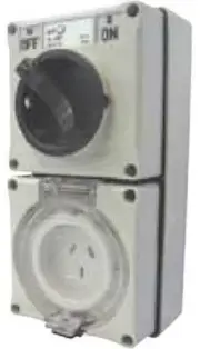 Ipd SWITCHED SOCKET OUTLET IPDW66SS310 204x101x82mm 3-Pins 10A 2-Poles*AUS Brand