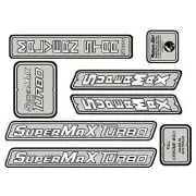 Malvern Star - Supermax Turbo decal set - old school bmx