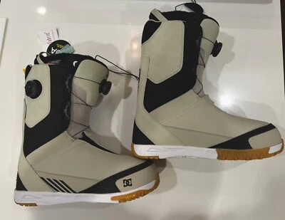 DC Transcend BOA Snowboard Boots - Mens Size 11.5 - Camel/Black - New!