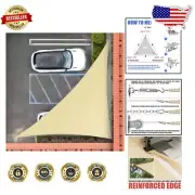 Elegant 12' x 20' Right Triangle Sun Shade Sail - Water Resistant with