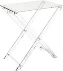 TV Tray Acrylic Folding TV Tray Table Foldable Furniture Modern Small Desk Space