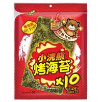 在飛比找PChome24h購物優惠-【小浣熊】零油脂烤海苔5gx10片/包_(辣味)