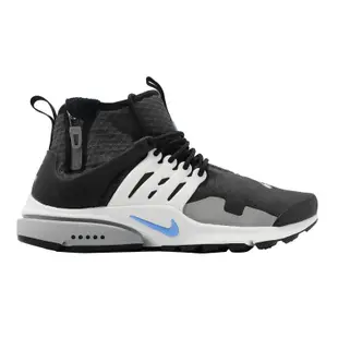 Nike 休閒鞋 Air Presto Mid Utility 男鞋 黑 高筒 襪套式 支撐 經典 DC8751-002