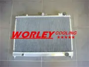 QLD-Aluminum Radiator For Nissan Skyline R31 2.0L 3.0L 6cyl 1985-1990 88 89 MT