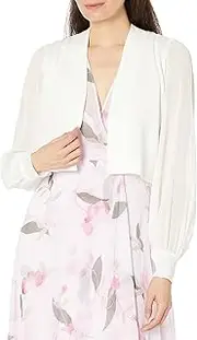 [Calvin Klein] Shrug with Chiffon Sheer Sleeves