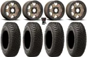 Fuel Block Beadlock 15" Wheels Br 32" BFG KM3 Tires Polaris RZR XP 1000 / PRO XP