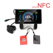 24V-72V E-Bike 4inch LCD Colorful Display Power Speed Meter Gear Control w/NFC
