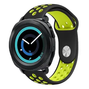 適配三星錶帶Samsung Gear Sport SM-R600 Gear S2 Classic硅膠運動錶帶20mm 七佳錶帶配件