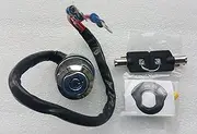 Universal Ignition Switch with Round Key Harley Ignition Switch 3-Position Switch 95-05 Dyna and Custon Use