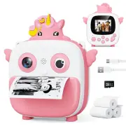 Kids Camera Instant Print 48MP Selfie Digital Camera for Christmas Birthday Gift
