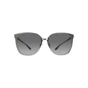 Barton Perreira EDIE-SIL/SMQ/SBM Titanium Women's Sunglasses, Silver