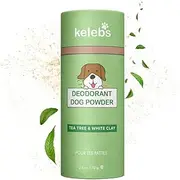 Dog Natural Stop Paw Liking Tea Tree Oil & White Clay Powder, Prevent Allergies, Bad Smells Toes, Daily Remedies Protect Hygiene of Dog & House Safe. Zero Plastic, Sulfate & Paraben Free Vegan