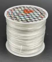 Strong Stretchy Crystal String Elastic Thread Beading Bracelet Cord White