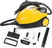Multipurpose Steam Cleaner Mop, Convenient Detachable Handheld Unit, Chemical-Free Cleaning for Tile/Wood Floors, Carpet, Furniture, Appliances.
