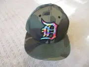 Detroit Tigers New Era 9Fifty 7 1/4 Camouflage Color Rainbow D Hat Cap *