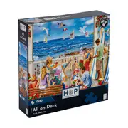 1000pc House Of Puzzles All On Deck 48x69cm Jigsaw Puzzle Kids/Family Toy 3y+