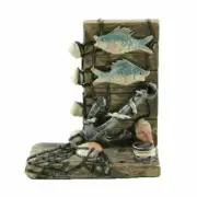 Fairy Garden Fun Fishing Net Anchor Fish Lake Beach Miniature Figurine Cake Top