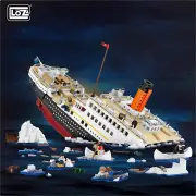 Loz LOZ Mini Blocks - Sinking Titanic Building Bricks Set 40 x 28 x 9.5cm