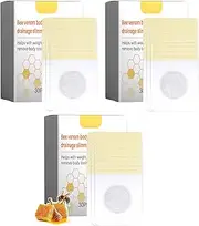 Bee Venom Body Drainage Slimming Patch, Strong Slimming Patches for Weight Loss, Bee Venom Belly Button Stickers, Lymphatic Drainage, Natural and Mild Formulated Without Irritation (2pcs)