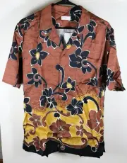 Dries Van Noten floral Carltone Viscose Shirt Size 46 48 Small Medium Brand New