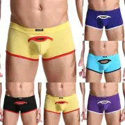 Mens Underwear Briefs Comfortable Cotton Low Waist Panties Pouch Bikini