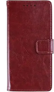 FZYM Case for Nokia 8210 4G,Magnetic Flip PU Wallet Protective Cover with Card Slots Case for Nokia 8210 4G (2.8"),Brown Leather Case
