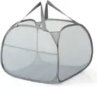 Collapsible Mesh Laundry Basket, Foldable Pop up Hamper, 95L