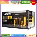 台灣熱銷 1/24 立體模型汽車車庫立體模型,商店模型,DIY 組裝 DIY 玩具,展示景觀模型